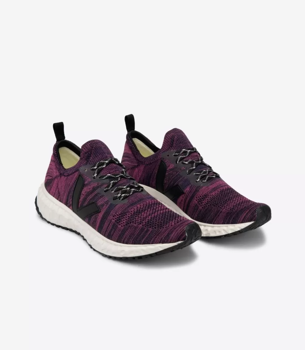 VEJA Adults<THUNDERBIRD V-KNIT MIX ULTRAVIOLET BLACK