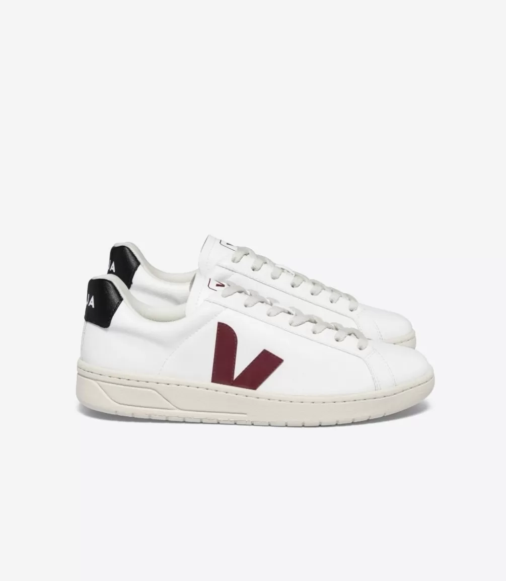 Women VEJA Adults | Vegan<URCA CWL WHITE MARSALA BLACK