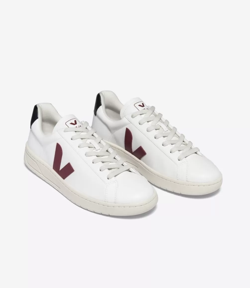 Women VEJA Adults | Vegan<URCA CWL WHITE MARSALA BLACK