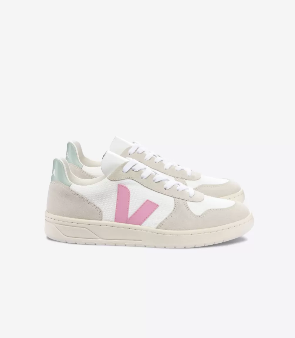 VEJA Adults<V-10 B-MESH WHITE GUIMAUVE MATCHA