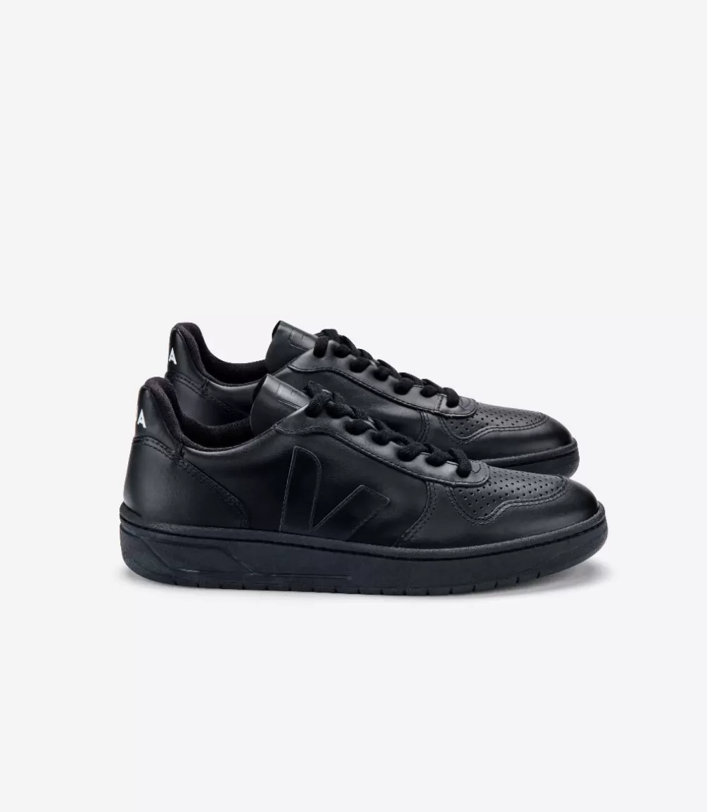 VEJA Adults<V-10 CWL ALL BLACK