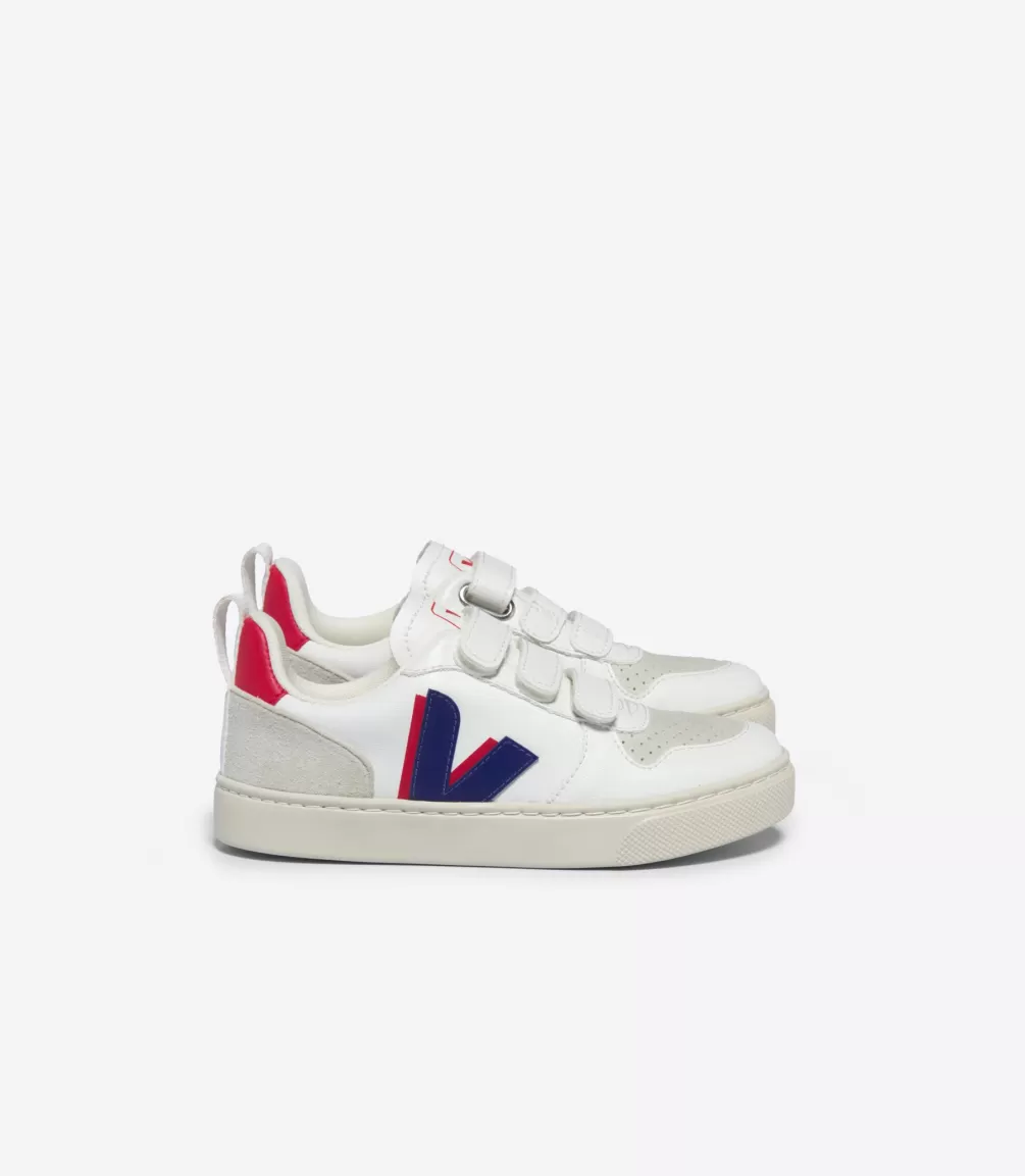 Kids VEJA Kids | Vegan<V-10 CWL WHITE COBALT PEKIN