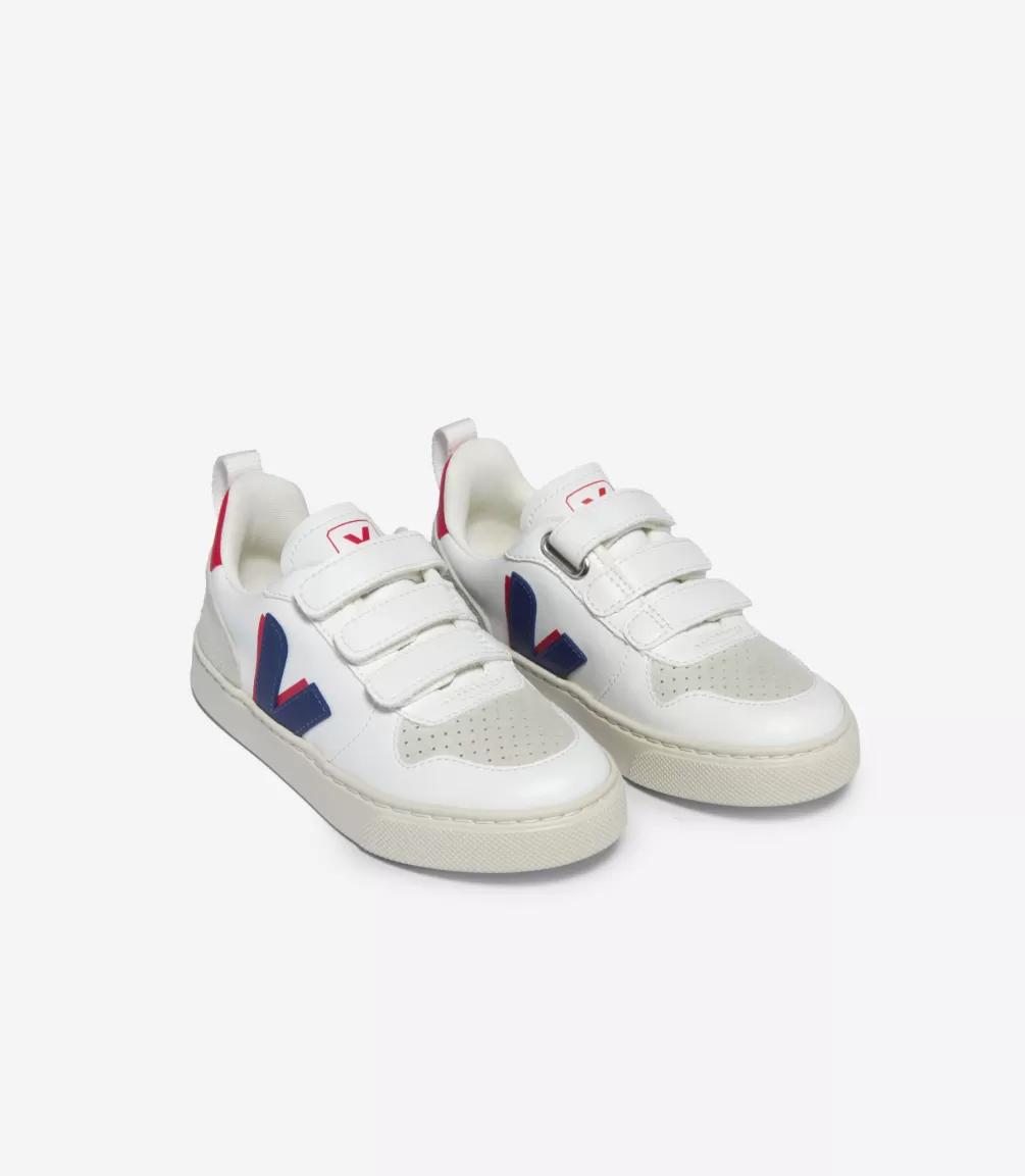 Kids VEJA Kids | Vegan<V-10 CWL WHITE COBALT PEKIN