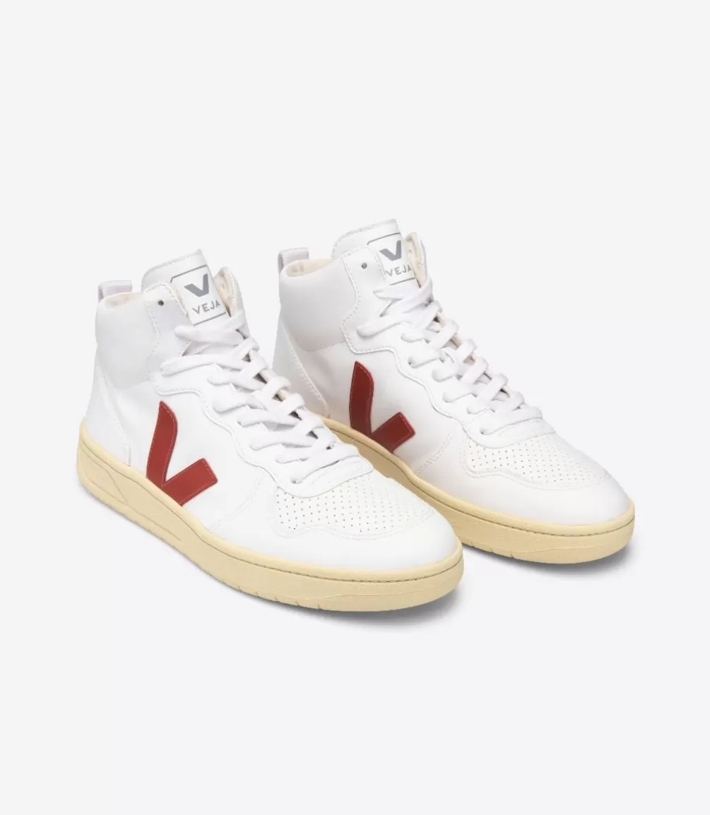 VEJA Adults<V-15 CWL WHITE ROUILLE BUTTER SOLE