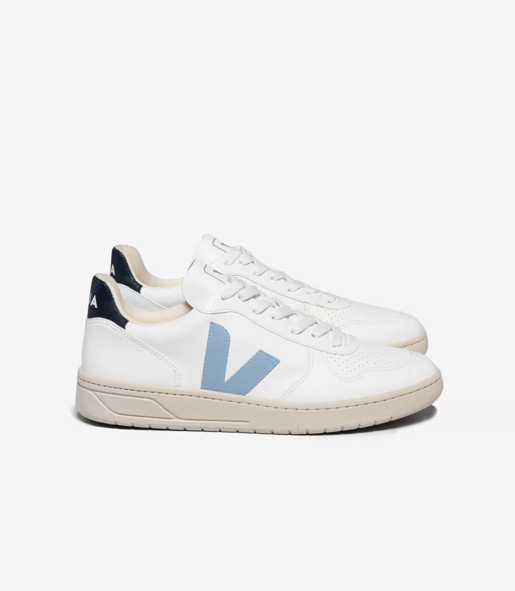 VEJA Adults<V-10 CWL WHITE STEEL NAUTICO