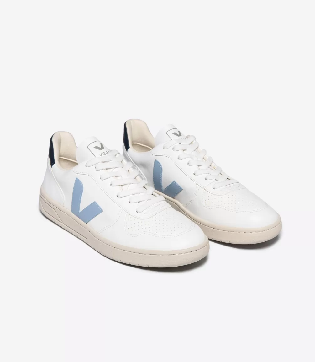 VEJA Adults<V-10 CWL WHITE STEEL NAUTICO