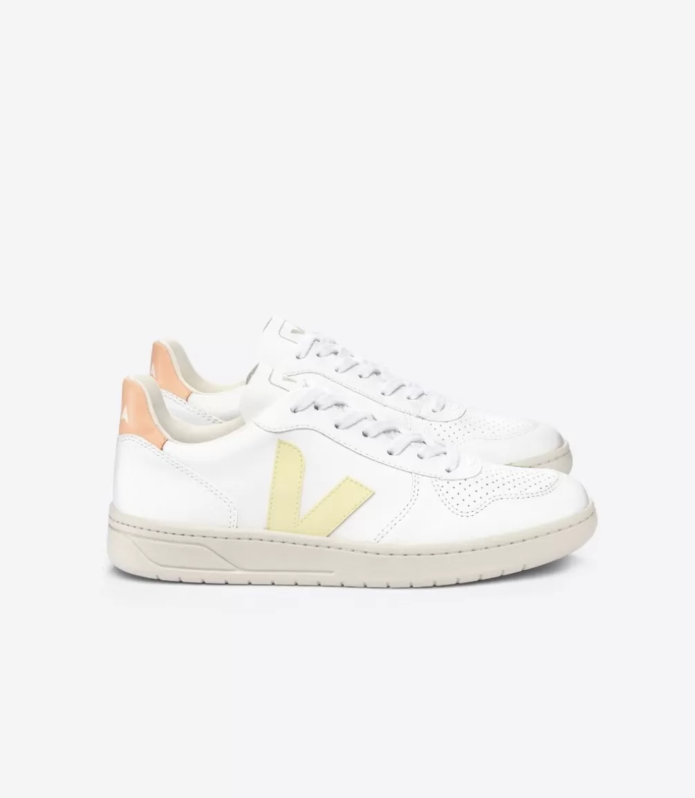 Women VEJA Adults | Vegan<V-10 CWL WHITE SUN PEACH