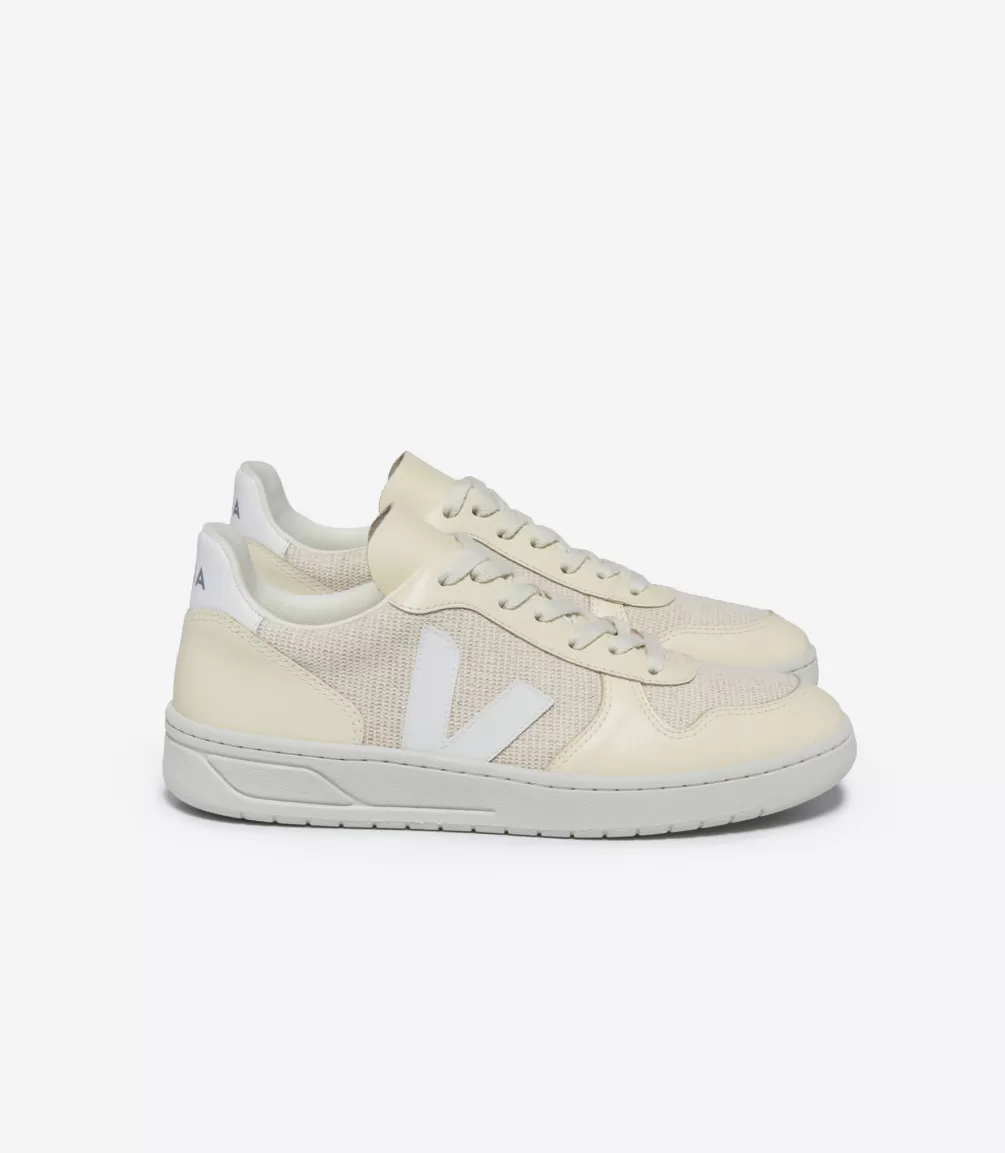 Women VEJA V-10 | V-10<V-10 J-MESH JUTE WHITE