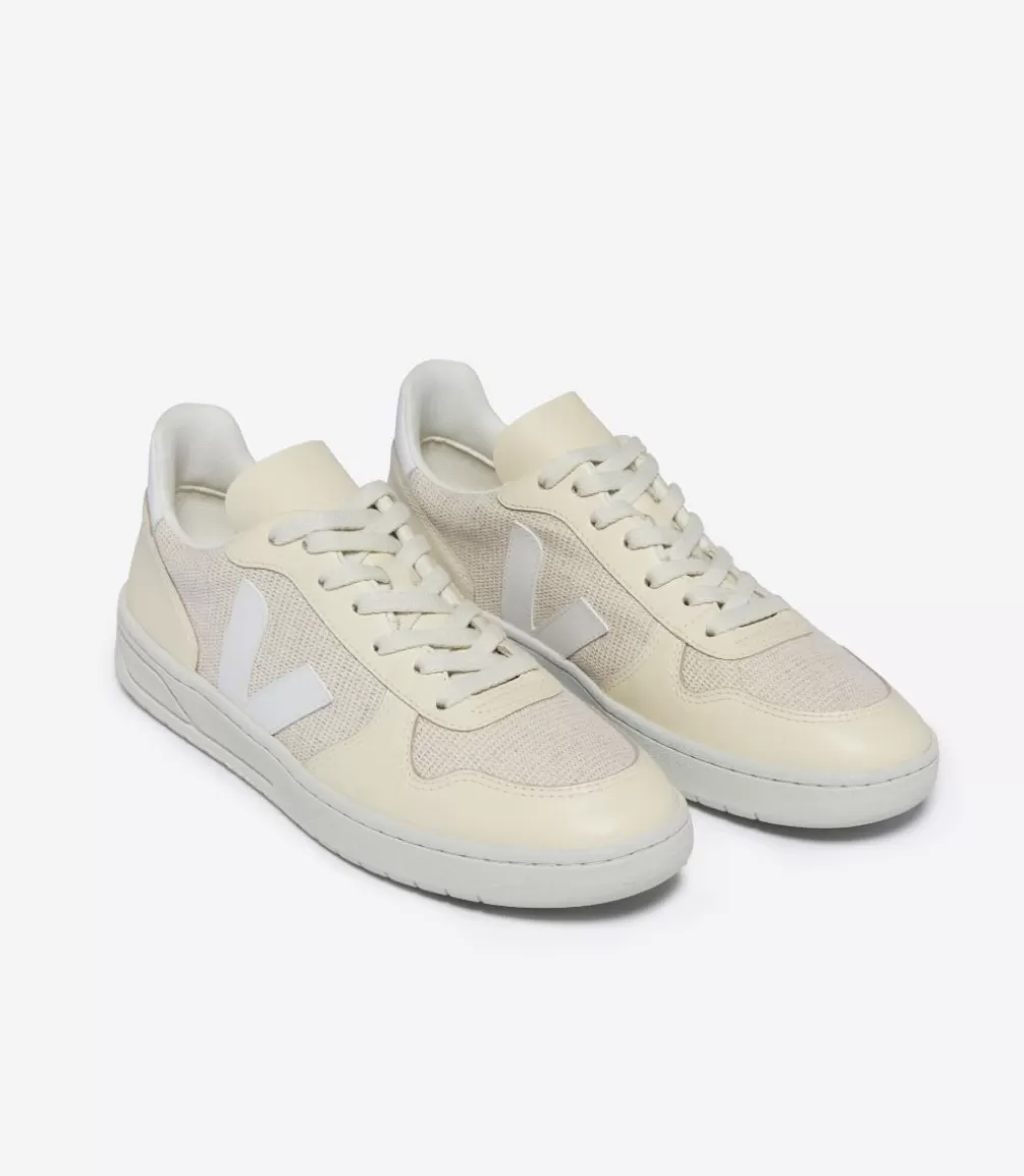 Women VEJA V-10 | V-10<V-10 J-MESH JUTE WHITE