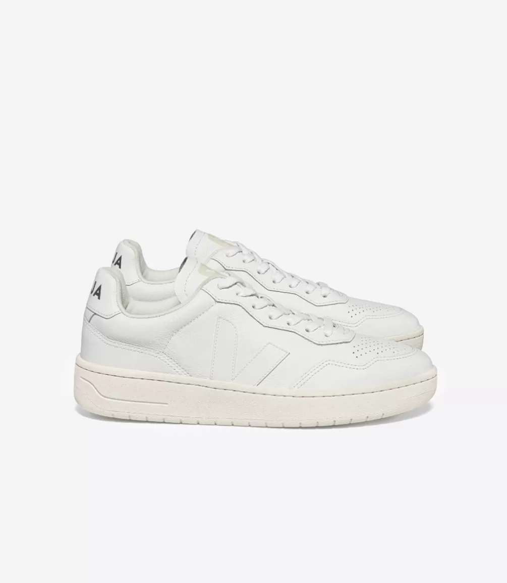 Women VEJA V-90 | V-90<V-90 LEATHER WHITE