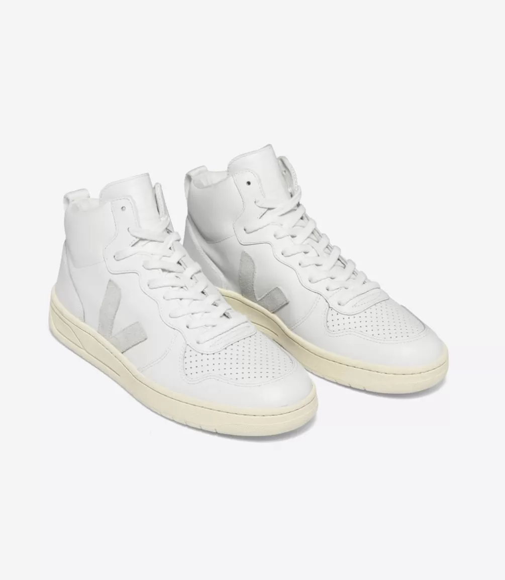 Women VEJA V-15 | V-15<V-15 LEATHER WHITE