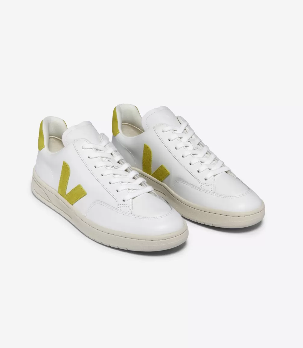 Women VEJA V-12 | V-12<V-12 LEATHER WHITE LIQUOR