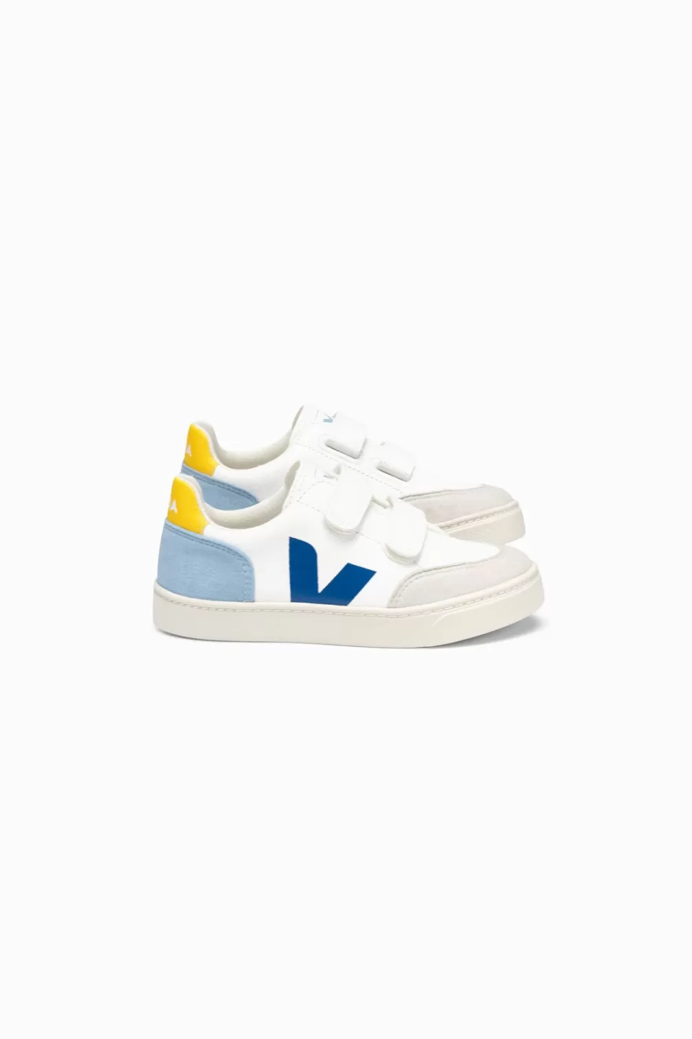 Kids VEJA Kids<V-12 LEATHER WHITE MULTICO