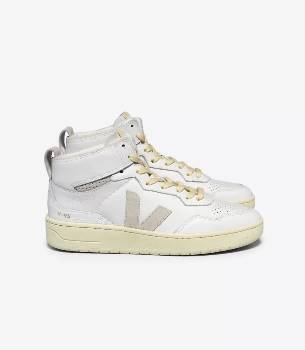 Women VEJA V-95 | V-95<V-95 LEATHER WHITE NATURAL