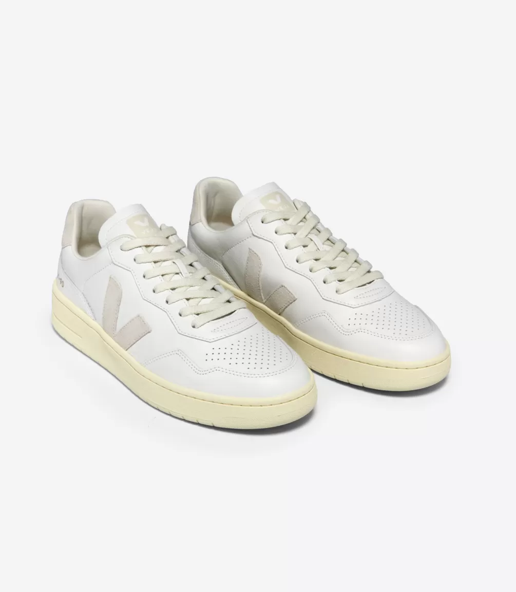 Women VEJA V-90 | V-90<V-90 LEATHER WHITE NATURAL