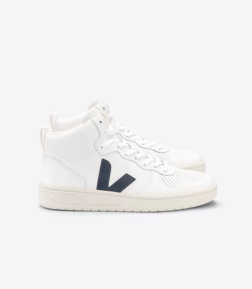 VEJA Adults<V-15 LEATHER WHITE NAUTICO