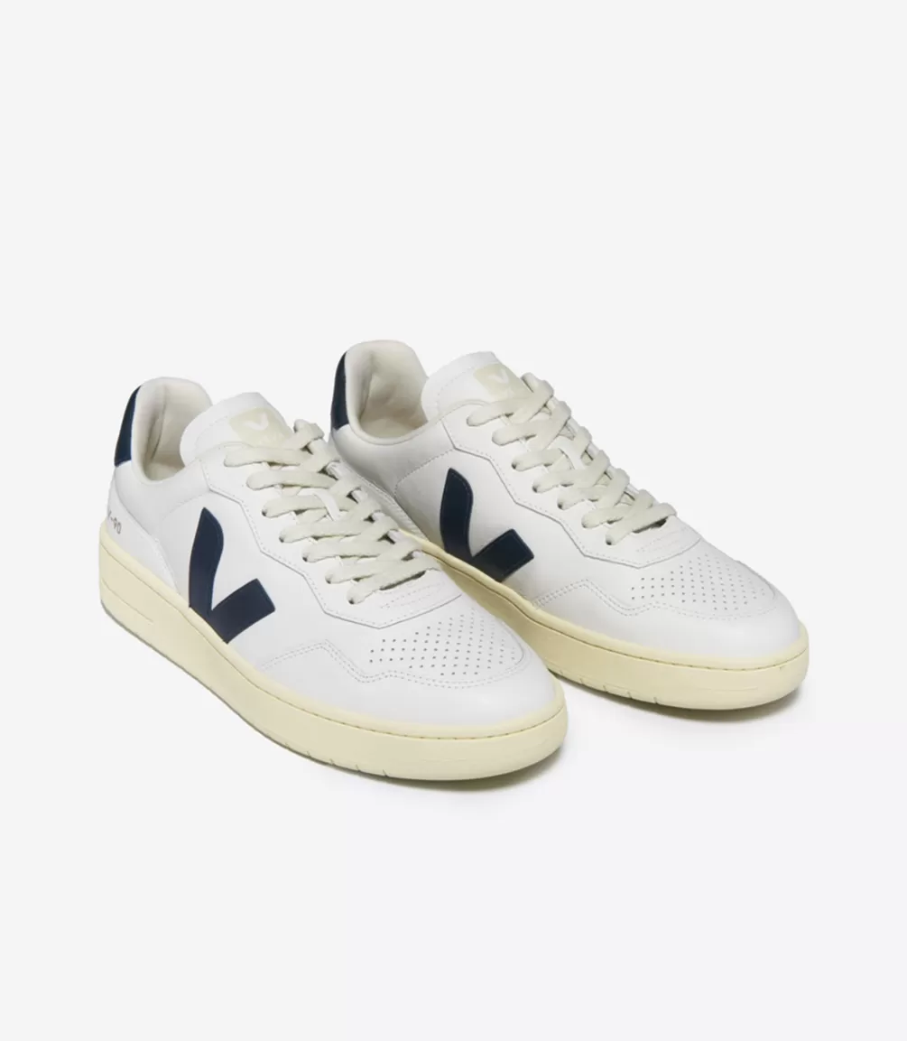 Women VEJA V-90 | V-90<V-90 LEATHER WHITE NAUTICO