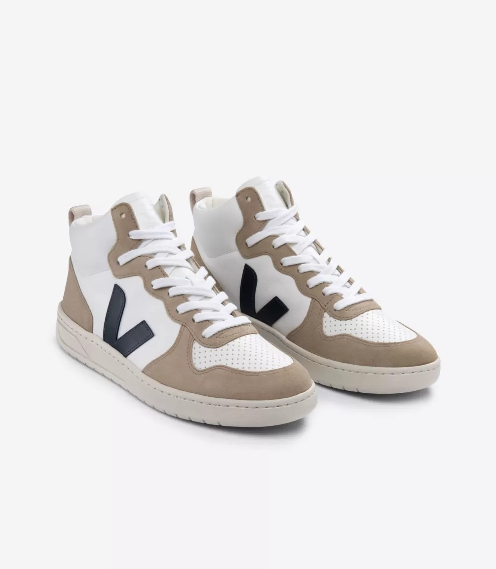 Women VEJA V-15 | V-15<V-15 LEATHER WHITE NAUTICO SAHARA