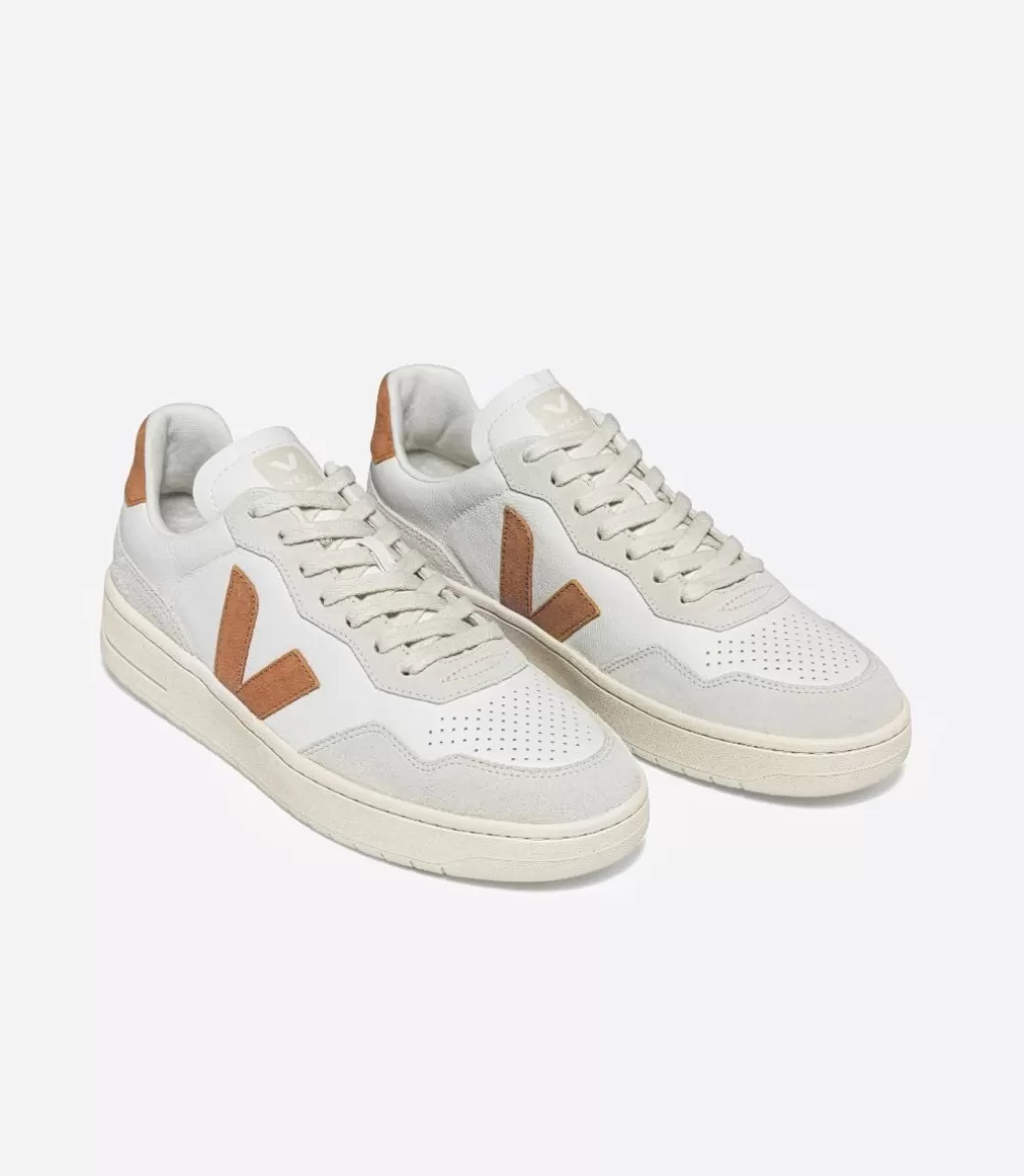 Women VEJA V-90 | V-90<V-90 LEATHER WHITE UMBER