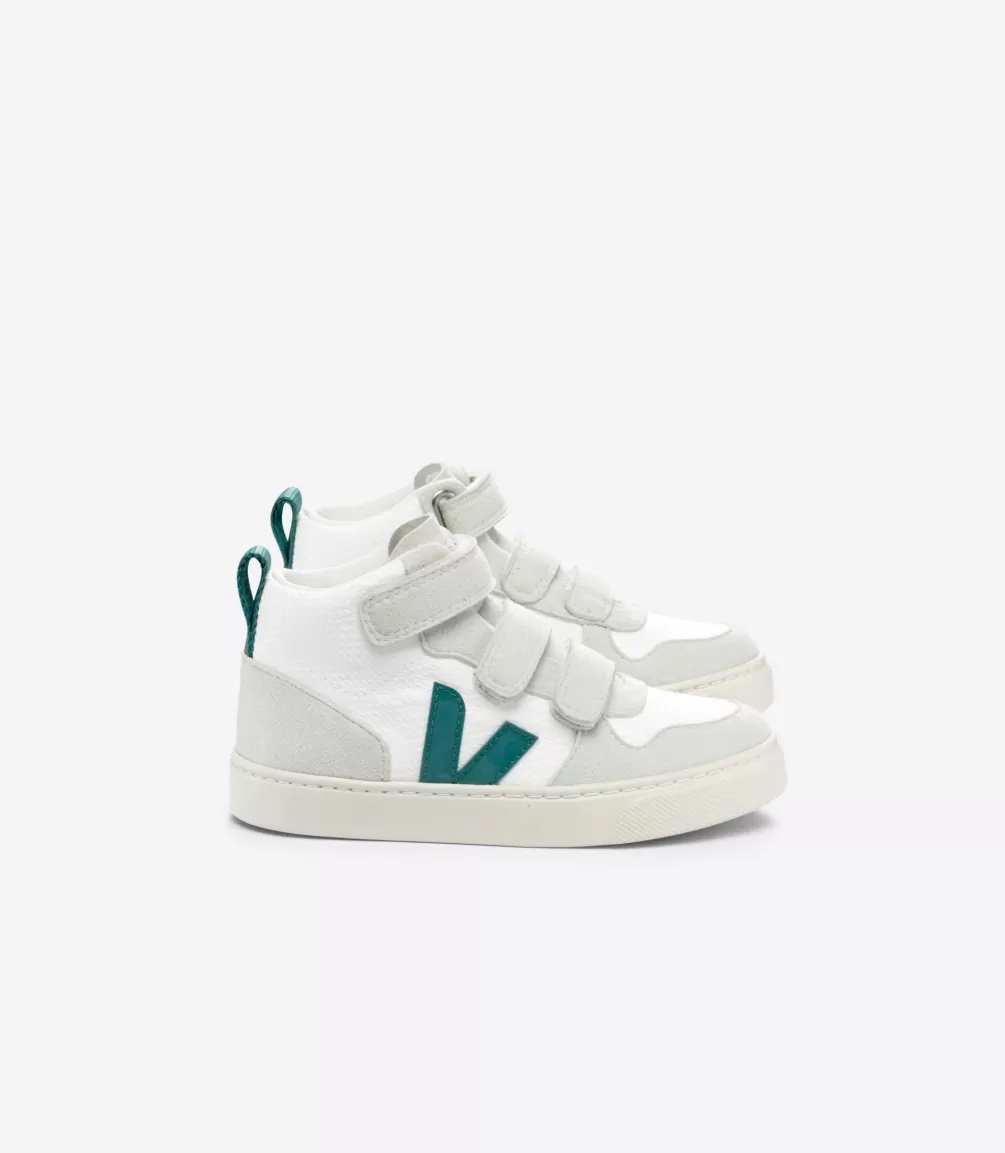 Kids VEJA Kids<V-10 MID B-MESH WHITE BRITTANY