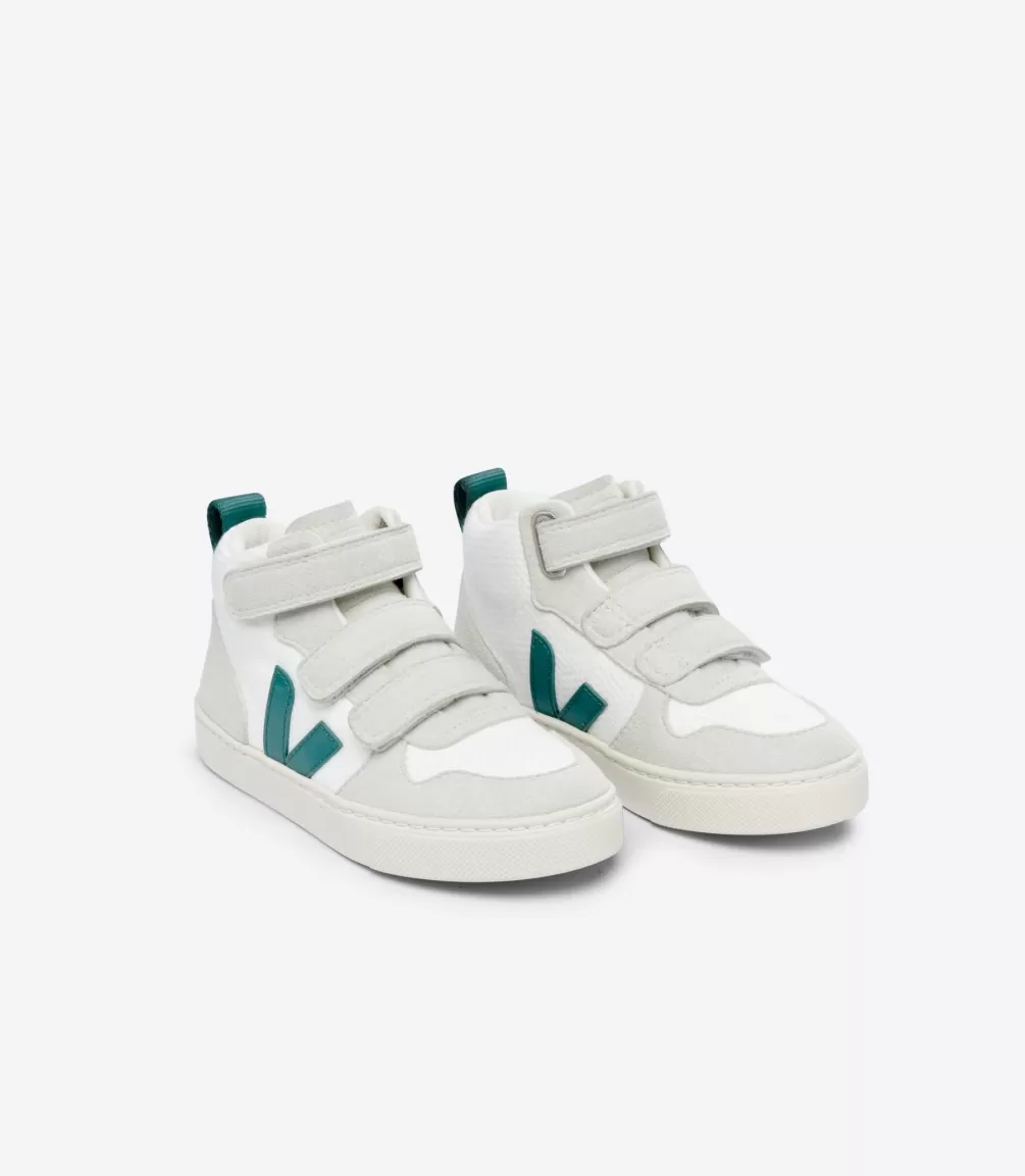 Kids VEJA Kids<V-10 MID B-MESH WHITE BRITTANY