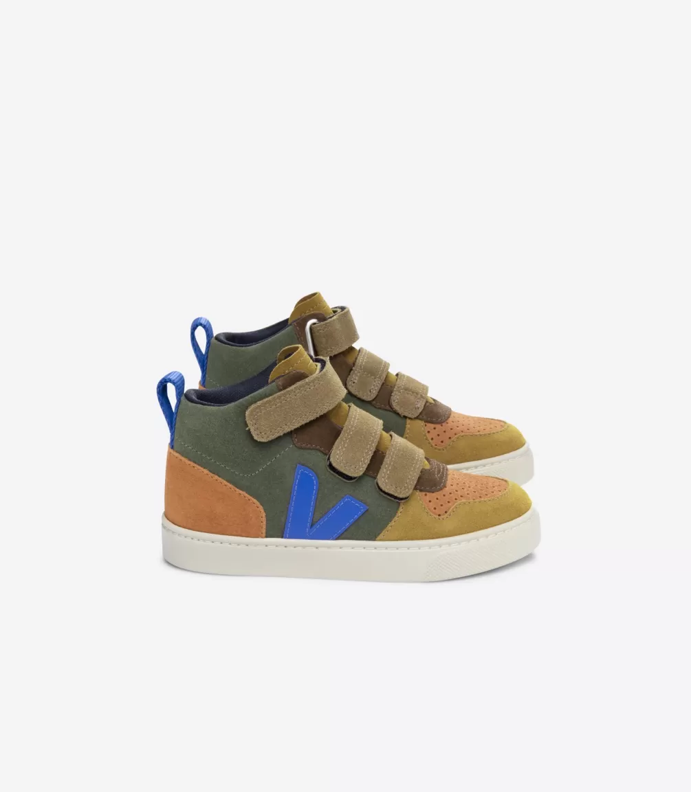 Kids VEJA Mid | V-10 Mid<V-10 MID SUEDE MULTICO MUD PAROS