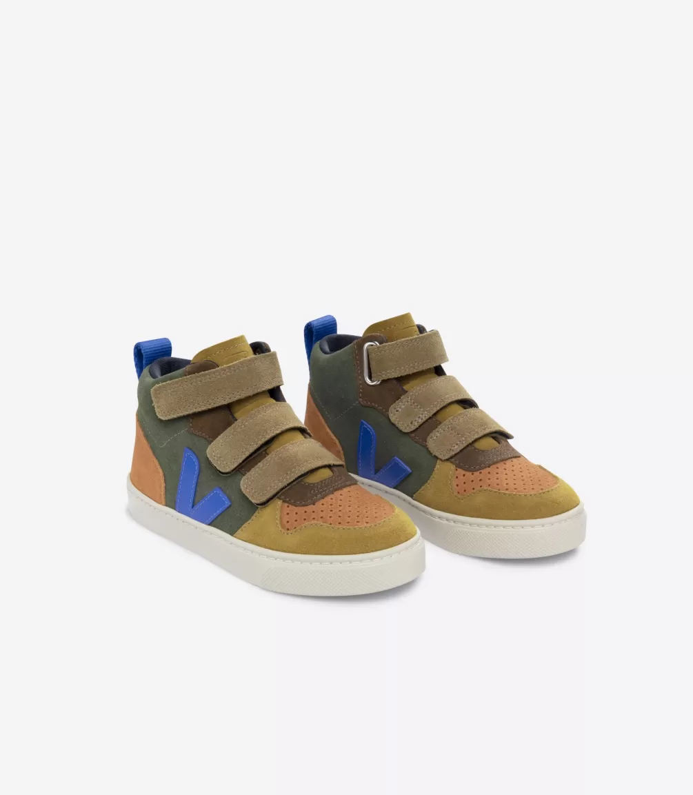 Kids VEJA Mid | V-10 Mid<V-10 MID SUEDE MULTICO MUD PAROS