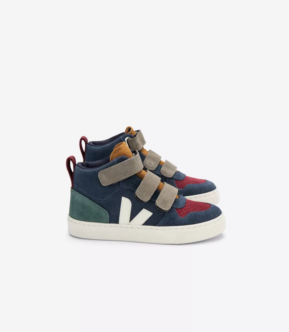 Kids VEJA Mid | V-10 Mid<V-10 MID SUEDE MULTICO NAUTICO CYPRUS