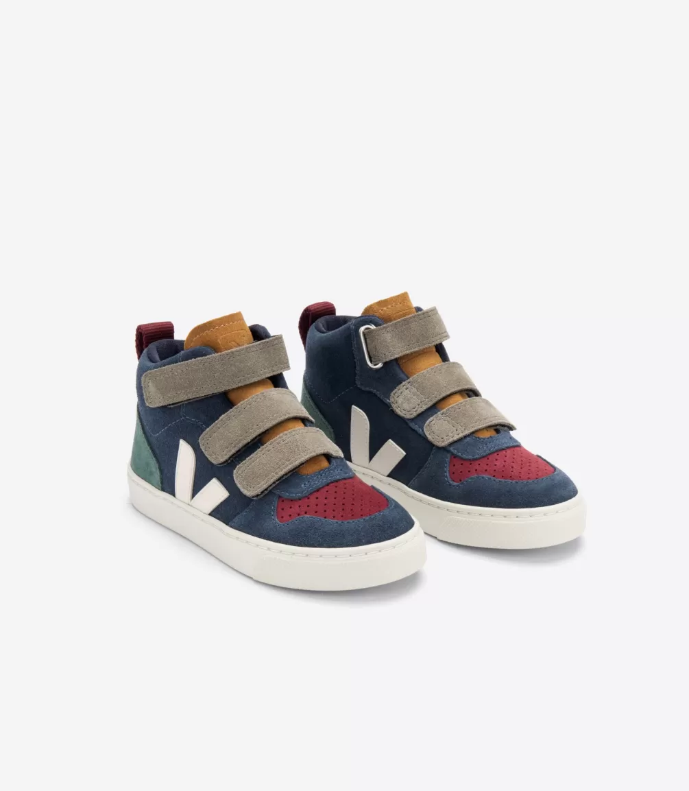 Kids VEJA Mid | V-10 Mid<V-10 MID SUEDE MULTICO NAUTICO CYPRUS