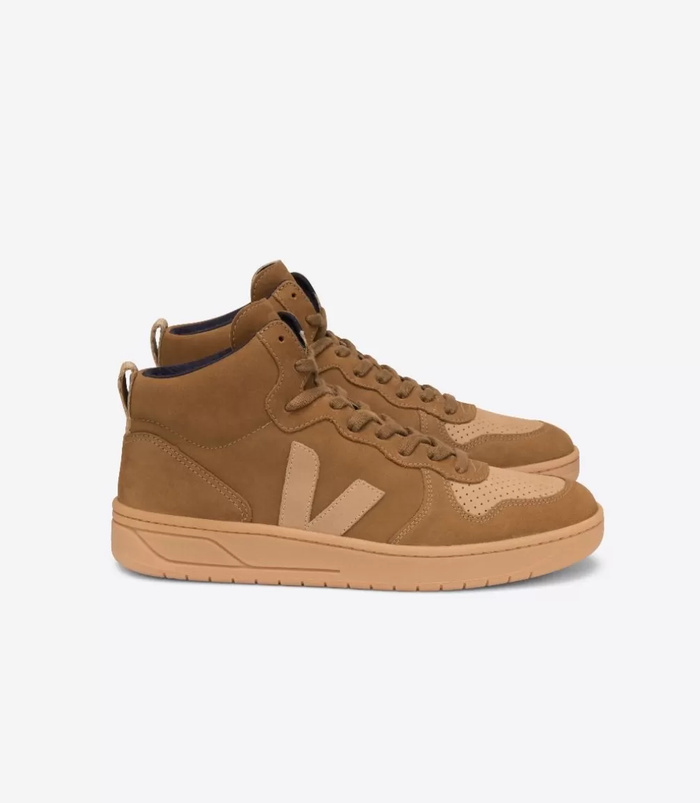 Women VEJA V-15 | V-15<V-15 NUBUCK CAMEL DESERT