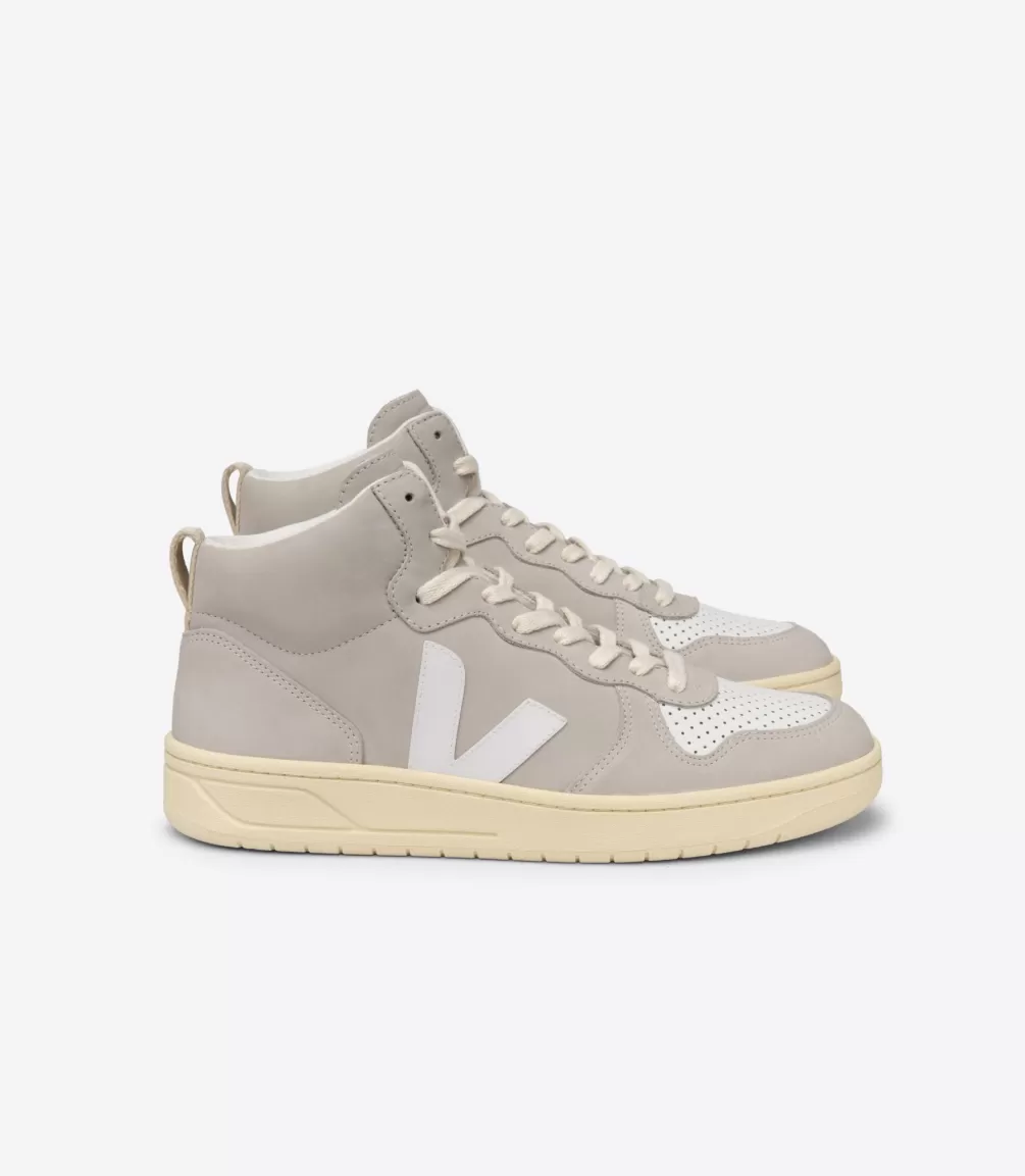 VEJA Adults<V-15 NUBUCK NATURAL WHITE