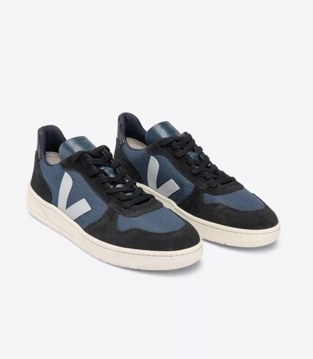 VEJA Adults<V-10 RIPSTOP NAUTICO OXFORD GREY BLACK