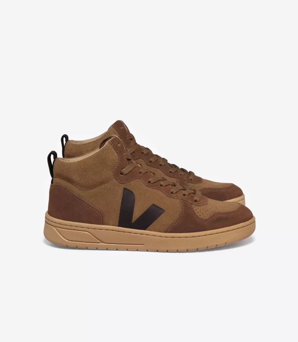 Women VEJA V-15 | V-15<V-15 SUEDE BROWN BLACK