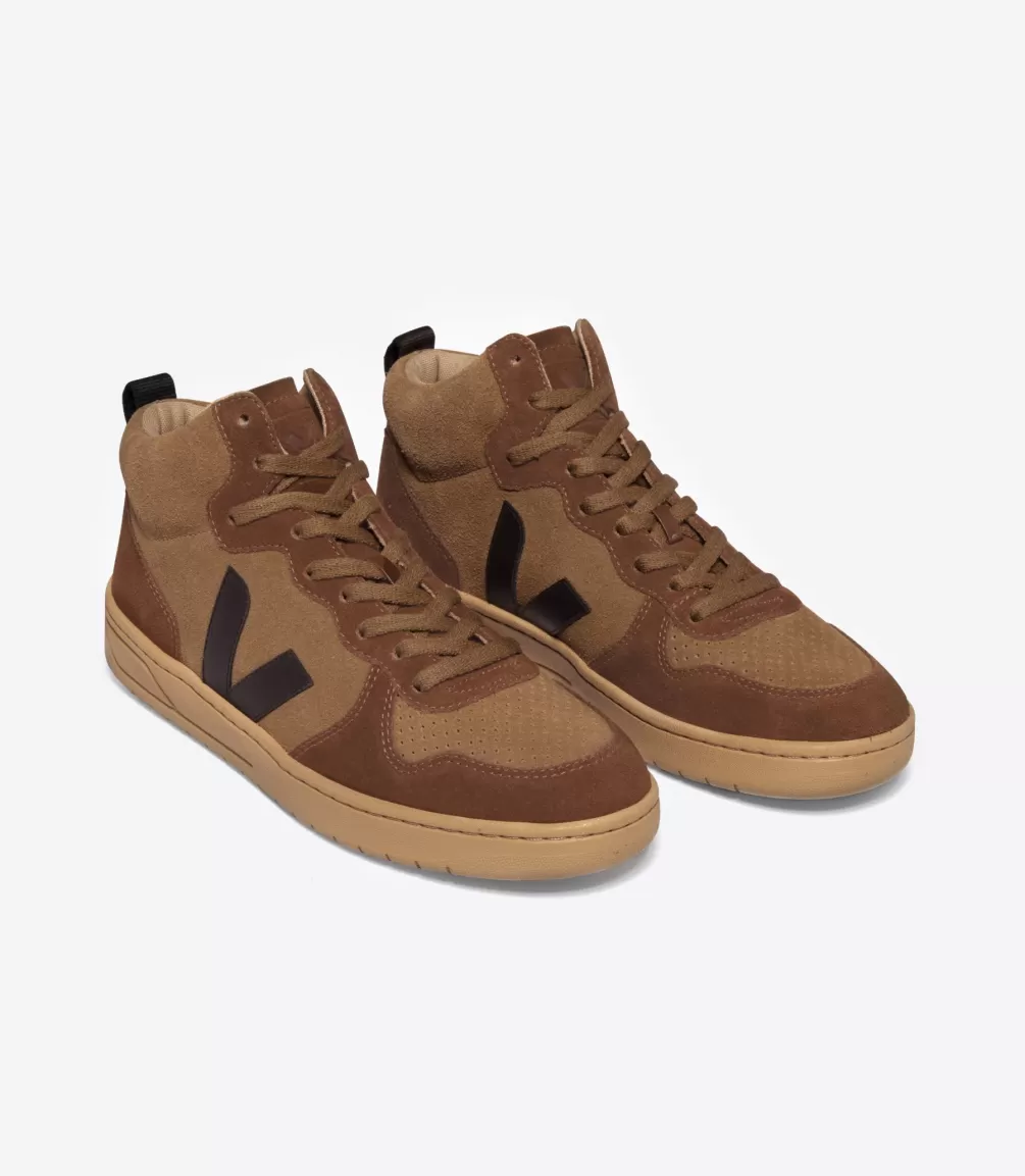 Women VEJA V-15 | V-15<V-15 SUEDE BROWN BLACK