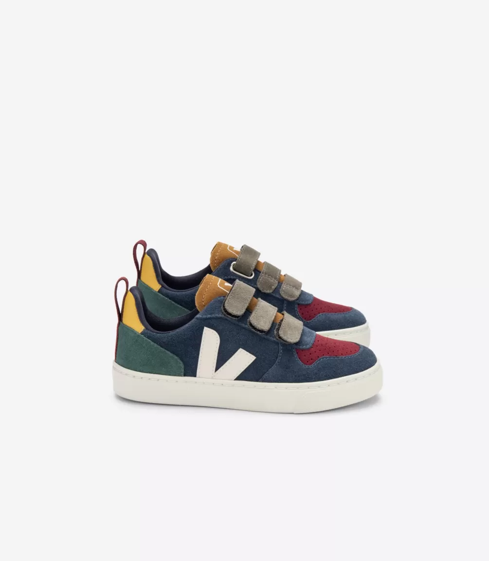 Kids VEJA V-10<V-10 SUEDE MULTICO NAUTICO