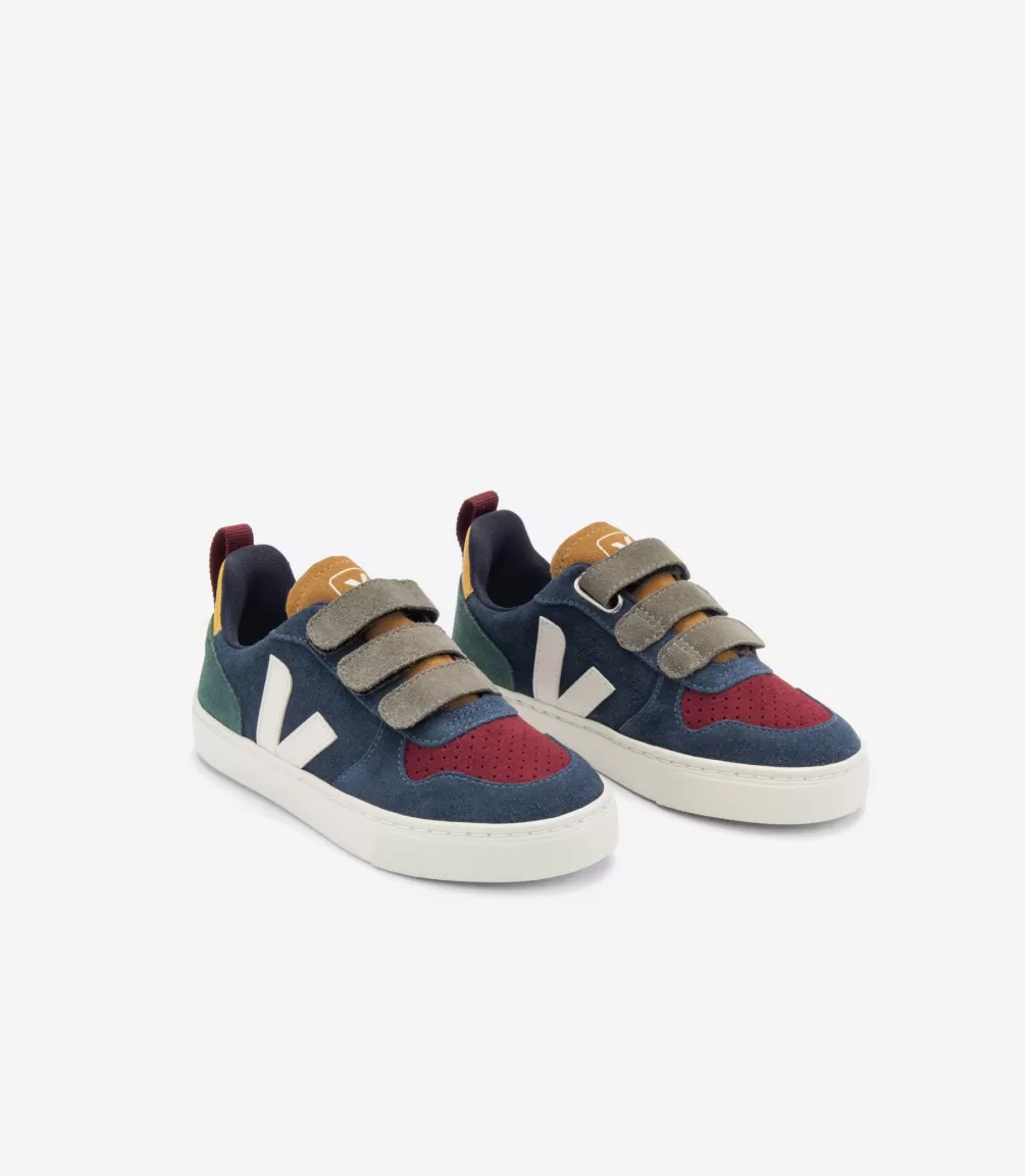 Kids VEJA V-10<V-10 SUEDE MULTICO NAUTICO