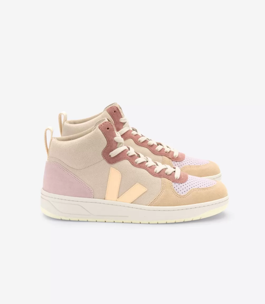 Women VEJA V-15 | V-15<V-15 SUEDE MULTICO PEACH