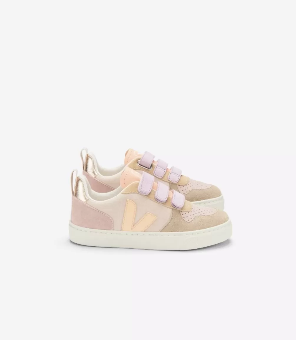 Kids VEJA V-10<V-10 SUEDE MULTICO SABLE