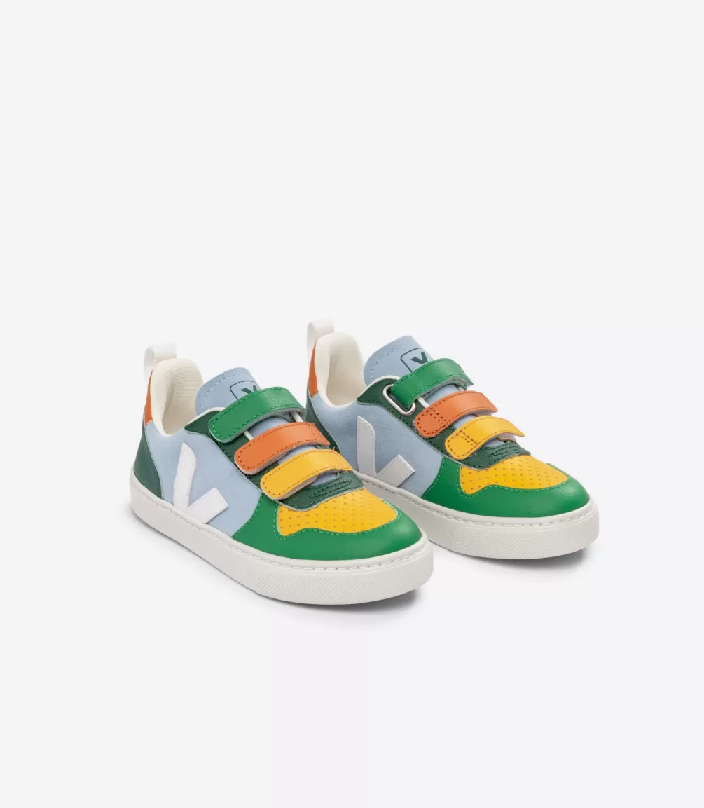 Kids VEJA Kids<V-10 SUEDE MULTICO STEEL