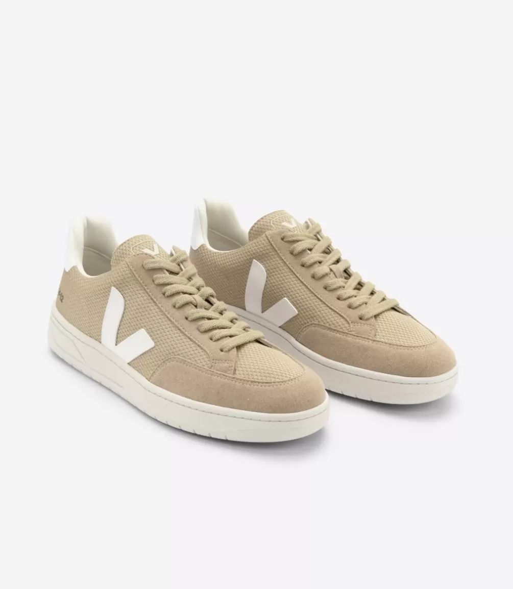 VEJA Adults<V-12 VEGAN ALVEOMESH DUNE WHITE