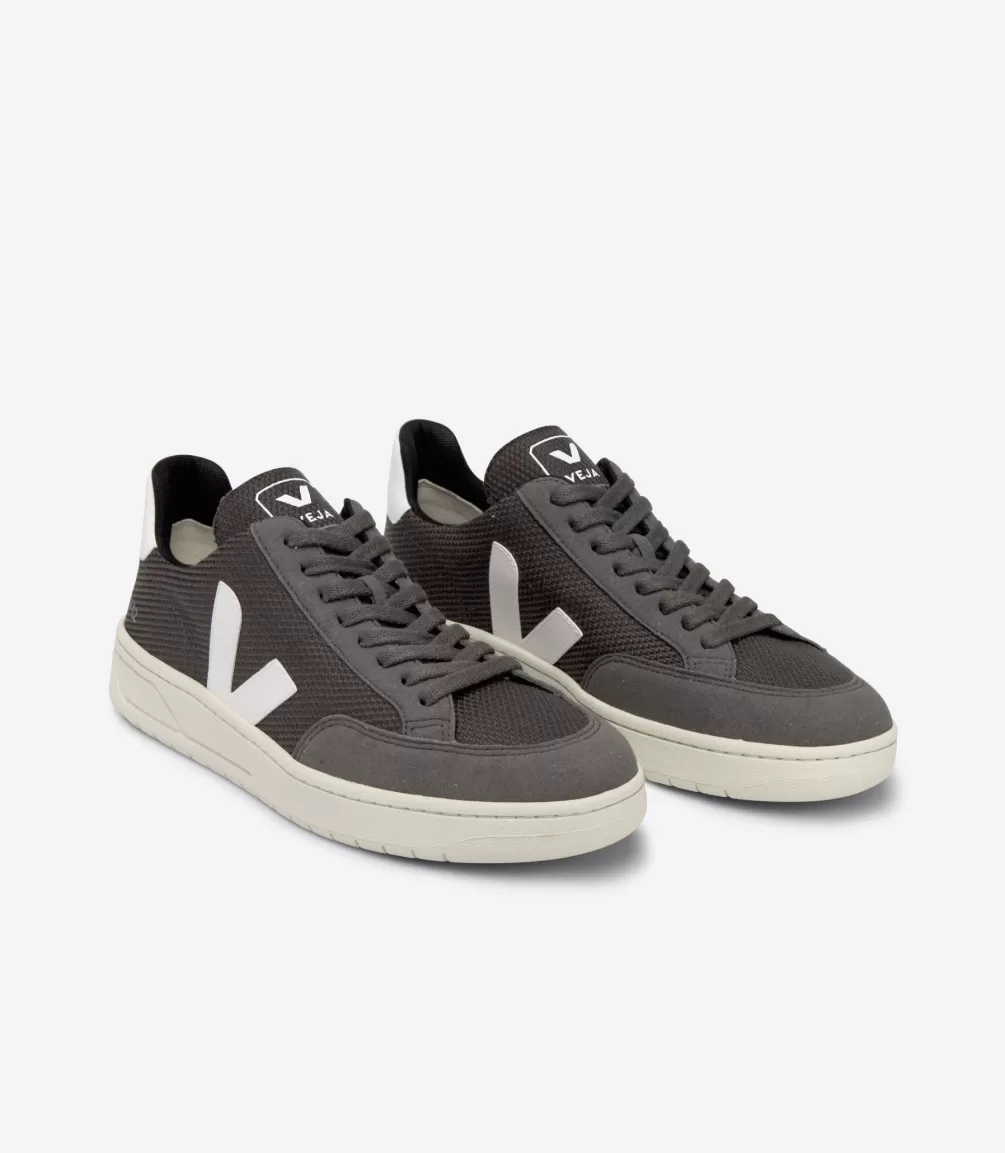 VEJA Adults<V-12 VEGAN B-MESH GRAFITE WHITE