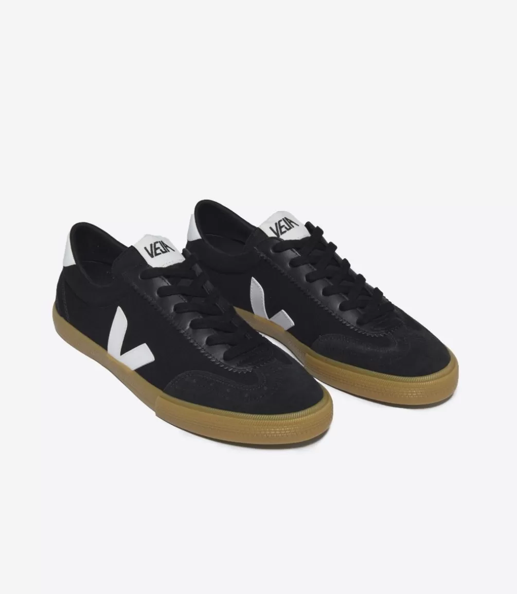 Women VEJA Volley<VOLLEY CANVAS BLACK WHITE NATURAL