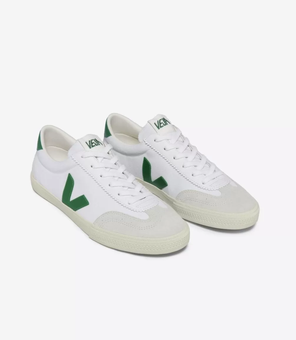 Women VEJA Volley | Volley<VOLLEY CANVAS WHITE EMERAUDE