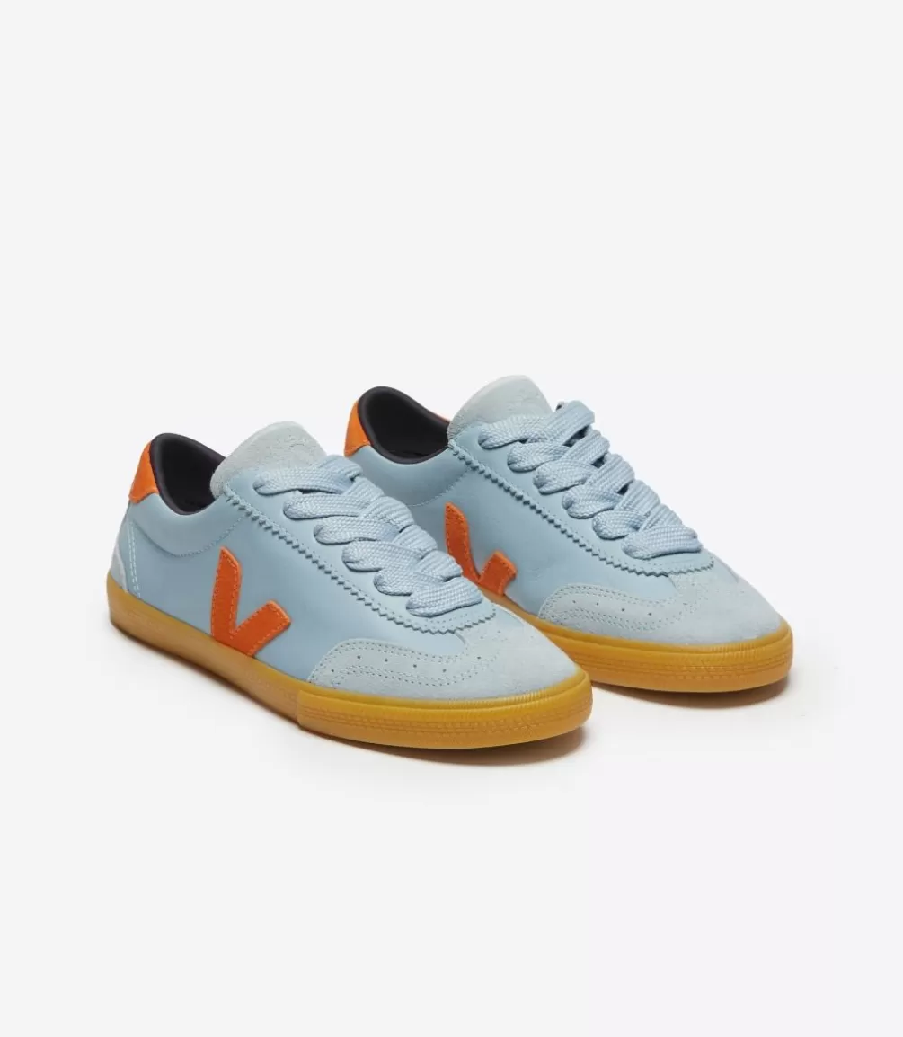 Women VEJA Veja X Make My Lemonade | Collab<VOLLEY LEATHER X MAKE MY LEMONADE STEEL PUMPKIN