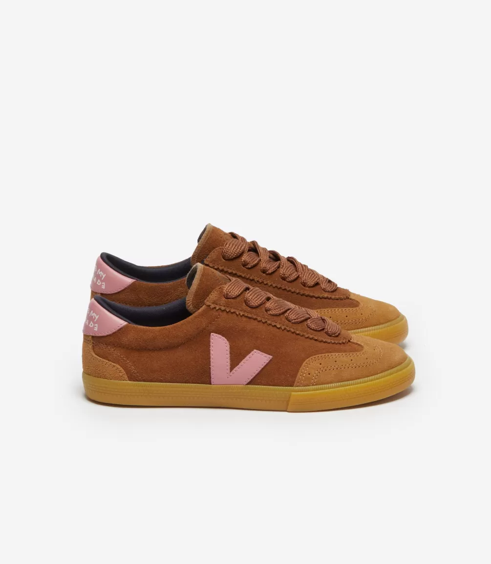 Women VEJA Veja X Make My Lemonade | Collab<VOLLEY SUEDE X MAKE MY LEMONADE COGNAC MARY