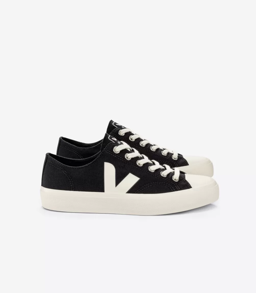 Women VEJA Adults | Vegan<WATA II LOW CANVAS BLACK PIERRE