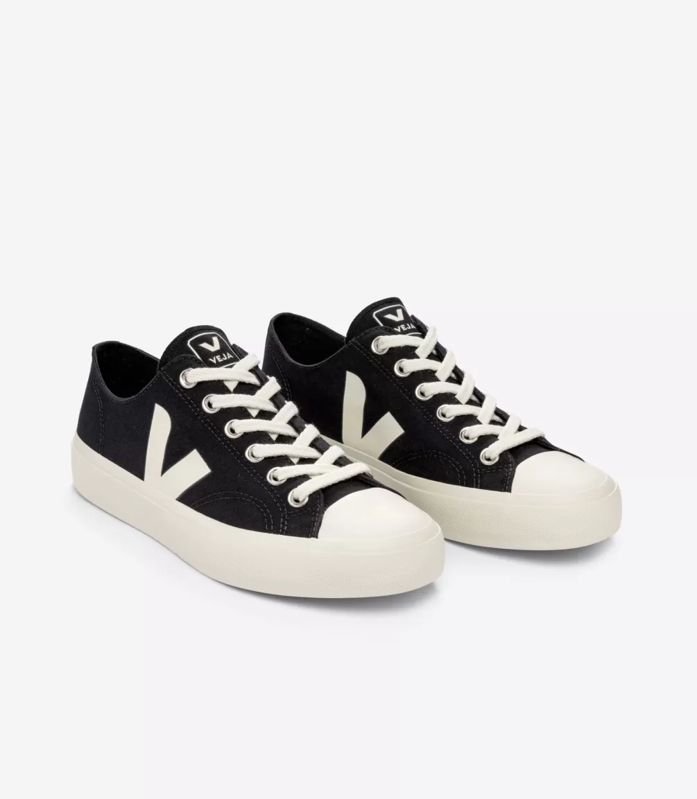 Women VEJA Adults | Vegan<WATA II LOW CANVAS BLACK PIERRE