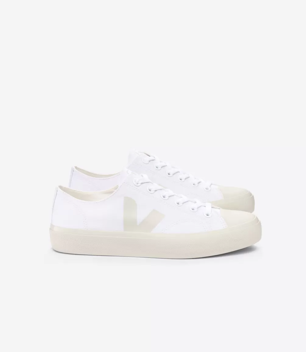 Women VEJA Adults | Vegan<WATA II LOW CANVAS WHITE PIERRE